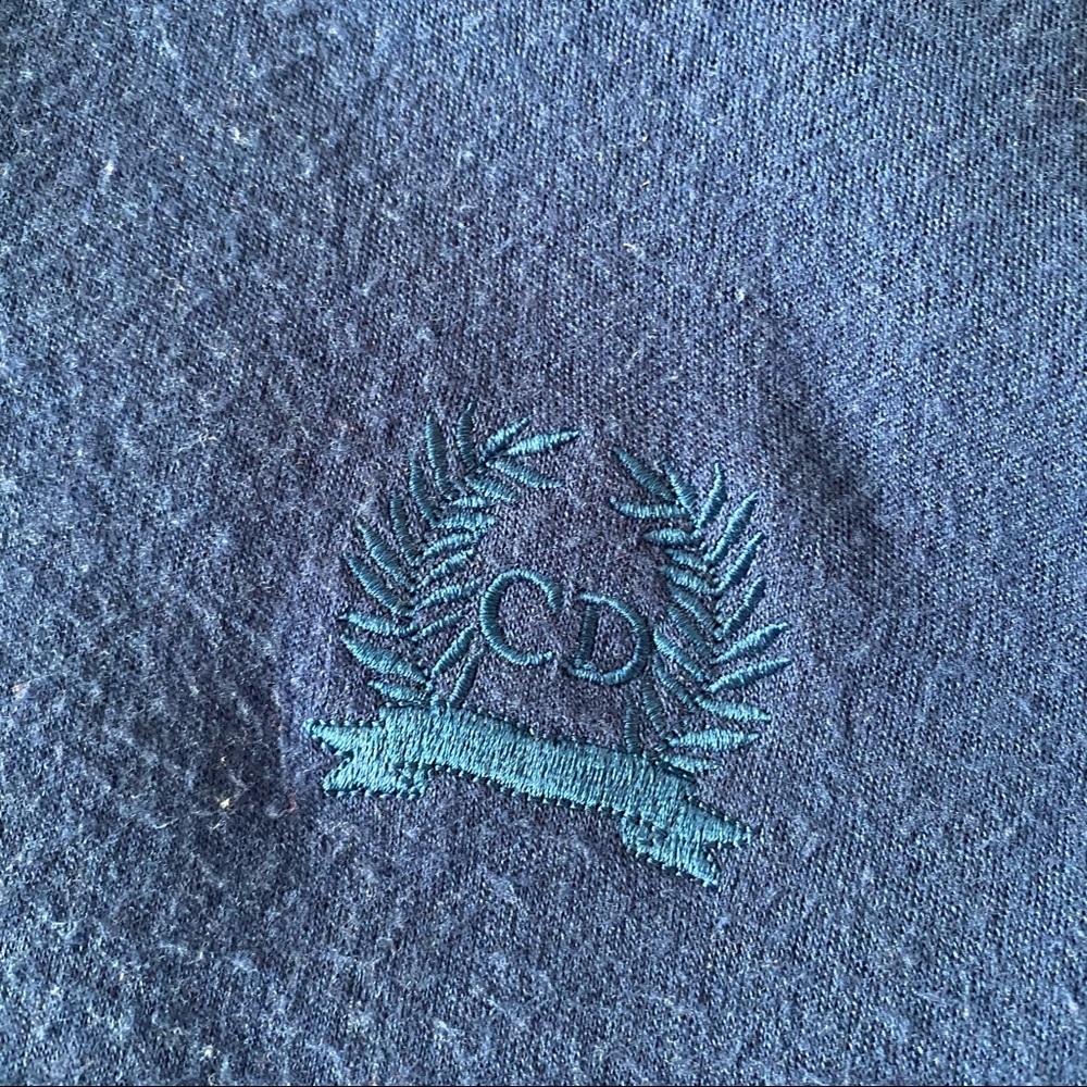 CHRISTIAN DIOR Vintage half zip embroidered colo - Picture 4 of 6